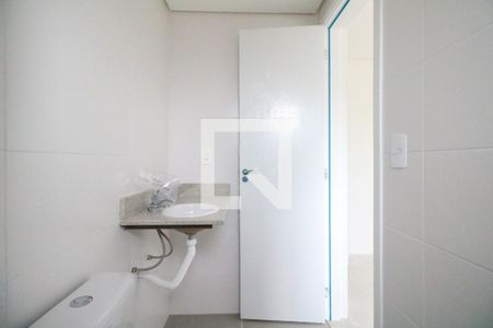 Banheiro da Suíte 1 de apartamento à venda com 2 quartos, 68m² em Barcelona, São Caetano do Sul