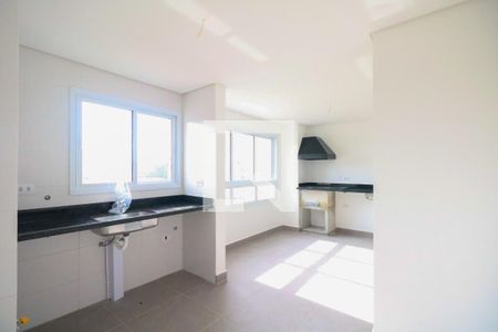 Cozinha de apartamento à venda com 3 quartos, 86m² em Barcelona, São Caetano do Sul