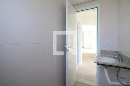 Banheiro Social de apartamento à venda com 3 quartos, 86m² em Barcelona, São Caetano do Sul