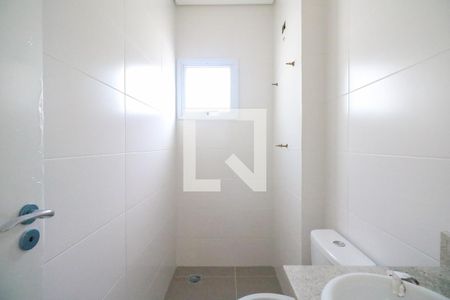 Banheiro Social de apartamento à venda com 3 quartos, 86m² em Barcelona, São Caetano do Sul