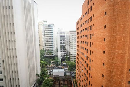 Varanda da Sala de apartamento à venda com 1 quarto, 45m² em Jardim Paulista, São Paulo