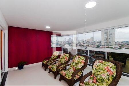Varanda da Sala de apartamento à venda com 3 quartos, 163m² em Vila Rosalia, Guarulhos