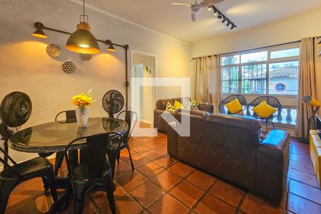Sala de apartamento para alugar com 3 quartos, 90m² em Balneario Cidade Atlantica, Guarujá
