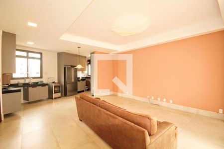 Sala de apartamento à venda com 3 quartos, 160m² em Serra, Belo Horizonte