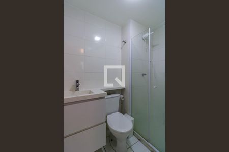 Banheiro de apartamento para alugar com 1 quarto, 25m² em Vila Nova das Belezas, São Paulo