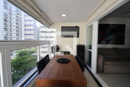 Varanda de apartamento para alugar com 3 quartos, 100m² em Centro, Guarujá
