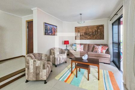 Sala de apartamento para alugar com 4 quartos, 164m² em Vila Alzira, Guarujá