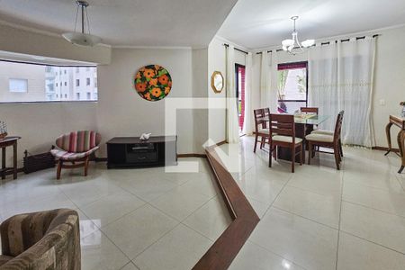 Sala de apartamento para alugar com 4 quartos, 164m² em Vila Alzira, Guarujá