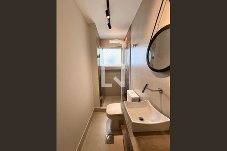 Banheiro Social de apartamento para alugar com 2 quartos, 76m² em Anhangabaú, Jundiaí