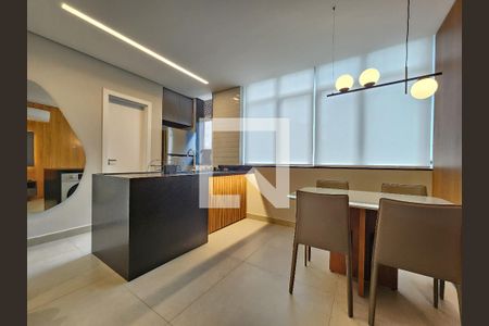 Sala de apartamento à venda com 1 quarto, 40m² em Savassi, Belo Horizonte