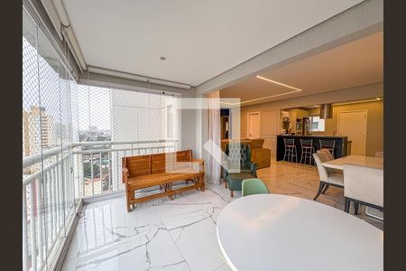 Varanda Gourmet de apartamento à venda com 3 quartos, 128m² em Nova Petrópolis, São Bernardo do Campo