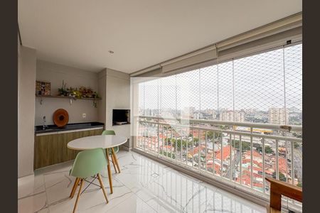 Varanda Gourmet de apartamento à venda com 3 quartos, 128m² em Nova Petrópolis, São Bernardo do Campo