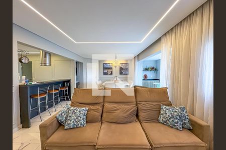 Sala de apartamento à venda com 3 quartos, 128m² em Nova Petrópolis, São Bernardo do Campo