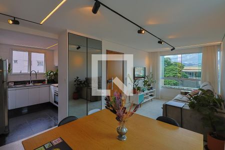 Sala de apartamento à venda com 3 quartos, 135m² em Luxemburgo, Belo Horizonte