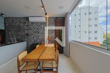 Área gourmet de apartamento à venda com 3 quartos, 135m² em Luxemburgo, Belo Horizonte