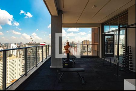 Área comum - Academia de apartamento para alugar com 2 quartos, 75m² em Jardim America, São Paulo