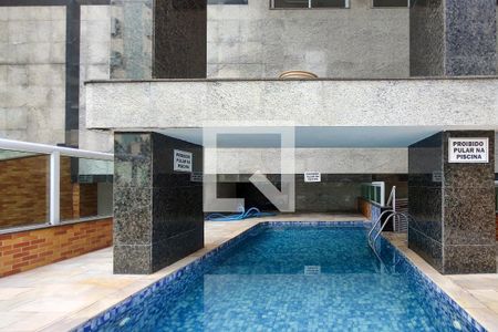 Área comum - Piscina de apartamento para alugar com 1 quarto, 50m² em Canto do Forte, Praia Grande