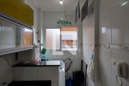 Área de Serviço de apartamento para alugar com 1 quarto, 50m² em Canto do Forte, Praia Grande