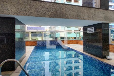 Área comum - Piscina de apartamento para alugar com 1 quarto, 50m² em Canto do Forte, Praia Grande