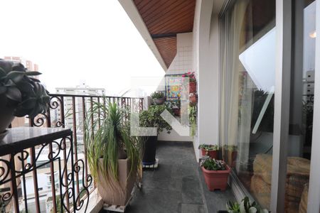 Varanda Sala de apartamento à venda com 3 quartos, 140m² em Vila Valparaíso, Santo André