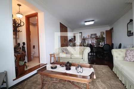 Sala de apartamento à venda com 3 quartos, 140m² em Vila Valparaíso, Santo André