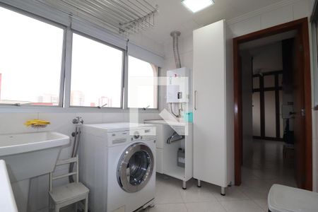 Área de Serviço de apartamento à venda com 3 quartos, 140m² em Vila Valparaíso, Santo André