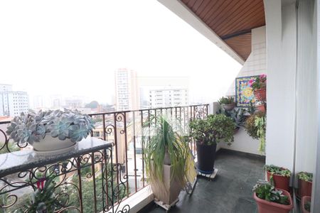 Varanda Sala de apartamento à venda com 3 quartos, 140m² em Vila Valparaíso, Santo André