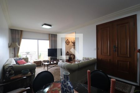 Sala de apartamento à venda com 3 quartos, 140m² em Vila Valparaíso, Santo André