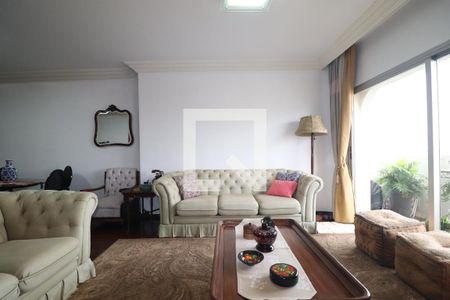 Sala de apartamento à venda com 3 quartos, 140m² em Vila Valparaíso, Santo André