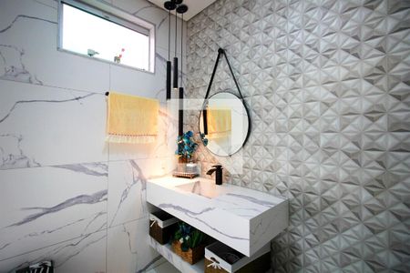 Banheiro da Suíte de casa à venda com 6 quartos, 360m² em Santa Amelia, Belo Horizonte