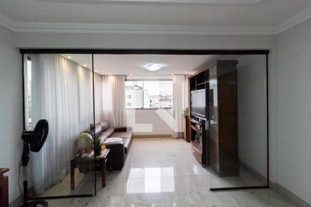 Varanda da sala de apartamento à venda com 4 quartos, 171m² em Liberdade, Belo Horizonte