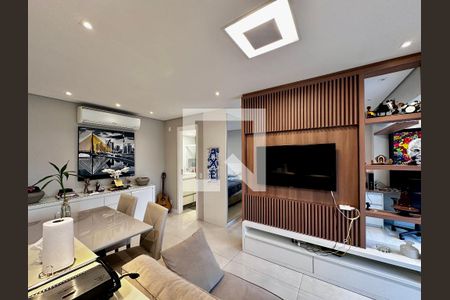 Sala de apartamento à venda com 1 quarto, 48m² em Vila Gertrudes, São Paulo