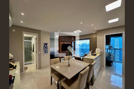 Sala de apartamento à venda com 1 quarto, 48m² em Vila Gertrudes, São Paulo