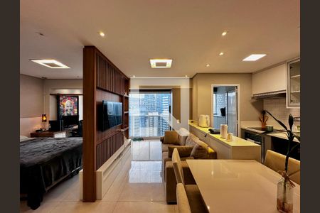 Sala de apartamento à venda com 1 quarto, 48m² em Vila Gertrudes, São Paulo