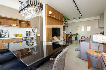 Sala de Jantar de apartamento à venda com 2 quartos, 69m² em Brooklin, São Paulo