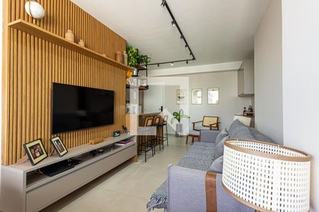 Sala de apartamento à venda com 2 quartos, 69m² em Brooklin, São Paulo