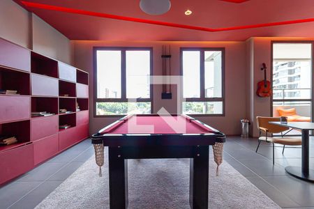 Área comum - sala de jogos de apartamento à venda com 2 quartos, 69m² em Brooklin, São Paulo