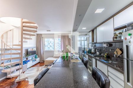 Sala de apartamento à venda com 2 quartos, 114m² em Floresta, Porto Alegre