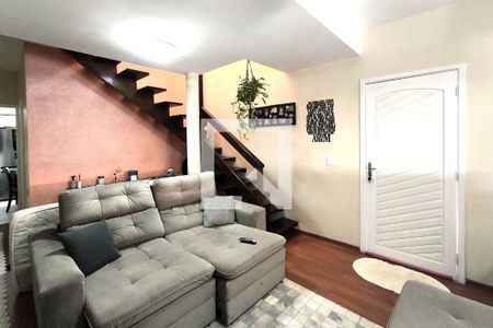 Sala de casa de condomínio à venda com 3 quartos, 130m² em Jardim Martins, Jundiaí