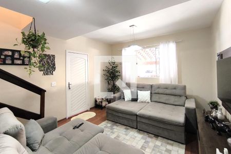 Sala de casa de condomínio à venda com 3 quartos, 130m² em Jardim Martins, Jundiaí