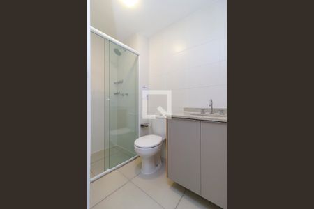 Banheiro de kitnet/studio à venda com 0 quarto, 25m² em Jardim das Acacias, São Paulo