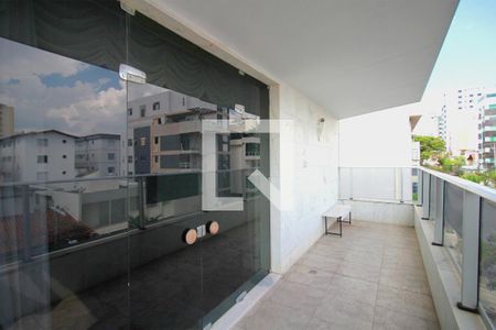 Varanda da Sala de apartamento à venda com 5 quartos, 241m² em Cidade Nova, Belo Horizonte
