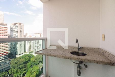 Varanda Sala de apartamento para alugar com 1 quarto, 45m² em Vila Gomes Cardim, São Paulo