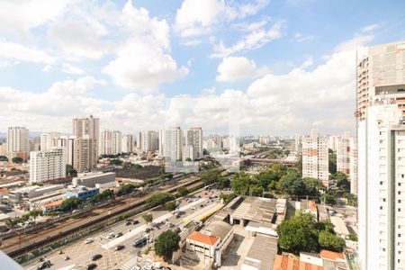 Varanda Sala - Vista de apartamento para alugar com 1 quarto, 45m² em Vila Gomes Cardim, São Paulo
