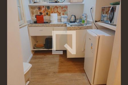 Cozinha de apartamento para alugar com 1 quarto, 40m² em Centro Histórico de São Paulo, São Paulo