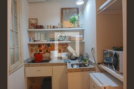 Cozinha de apartamento para alugar com 1 quarto, 40m² em Centro Histórico de São Paulo, São Paulo