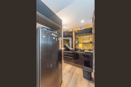Cozinha de kitnet/studio para alugar com 1 quarto, 29m² em Campo Belo, São Paulo