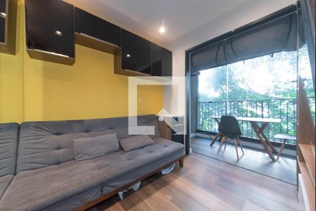 Sala de kitnet/studio para alugar com 1 quarto, 29m² em Campo Belo, São Paulo