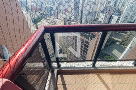 Varanda da Sala de apartamento para alugar com 2 quartos, 50m² em Vila Buarque, São Paulo