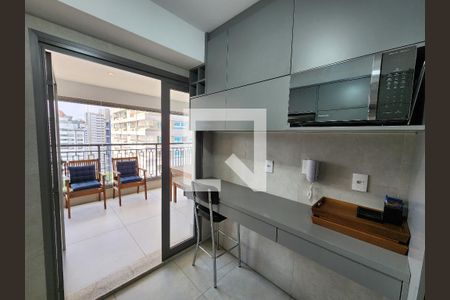 Cozinha de apartamento à venda com 3 quartos, 149m² em Indianópolis, São Paulo